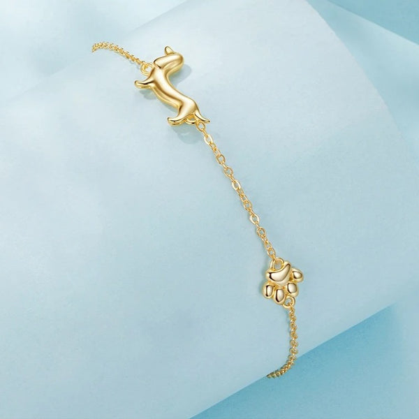 Charming Dachshund Dog Bracelet