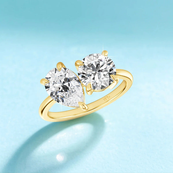 Two-Stone Sparkle Ring