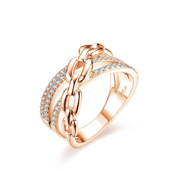 Brilliant Sparkle Moissanite Ring