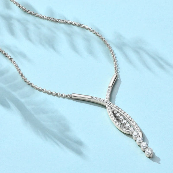 Moissanite Sparkle Necklace