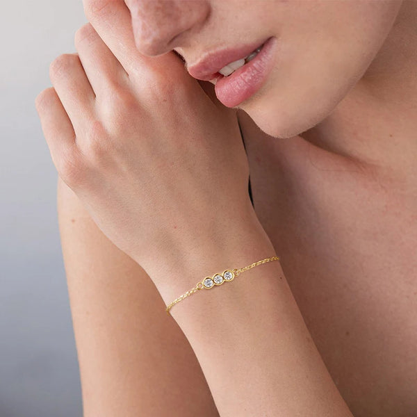 Elegant Moissanite Bracelet