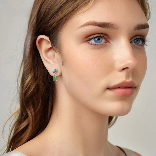 Elegant Butterfly Crystal Earrings