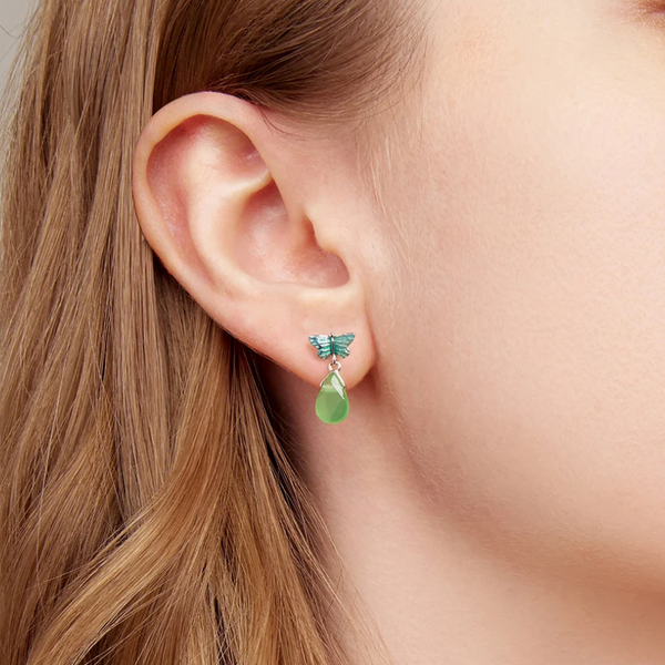 Elegant Butterfly Crystal Earrings