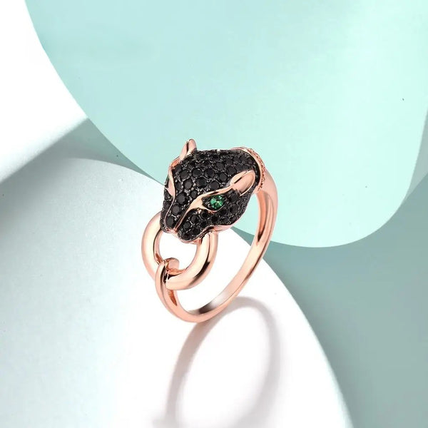 Dazzling Panther Party Ring