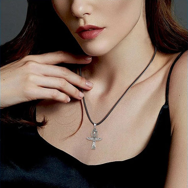 Elegant Ankh Cross Necklace
