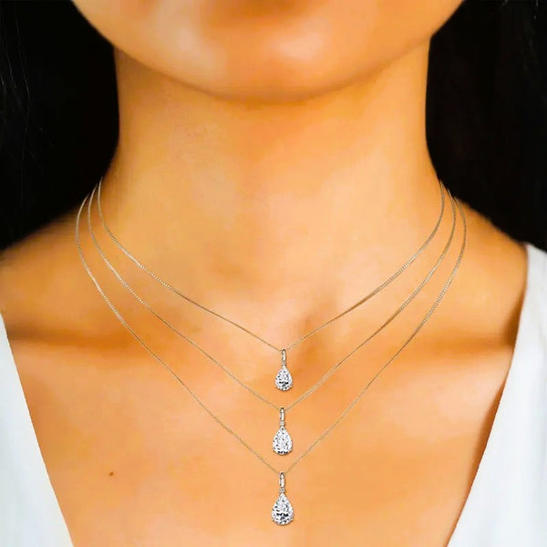 Elegant Waterdrop Pendant Necklace
