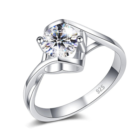 Angel Kiss Moissanite Rings