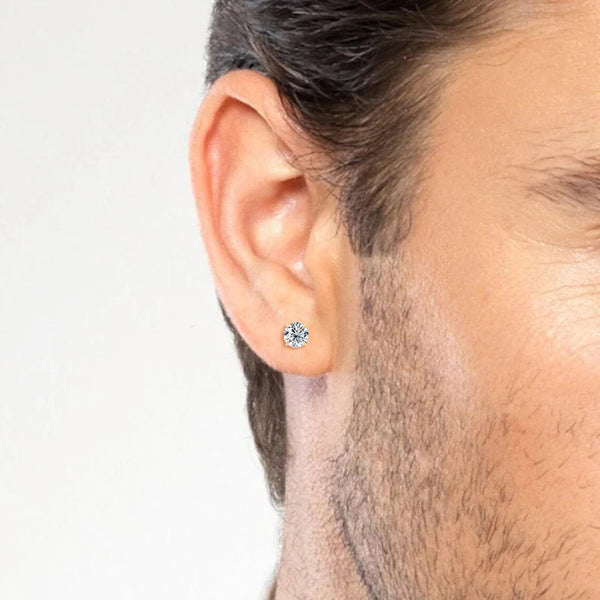 Sparkling Moissanite Studs