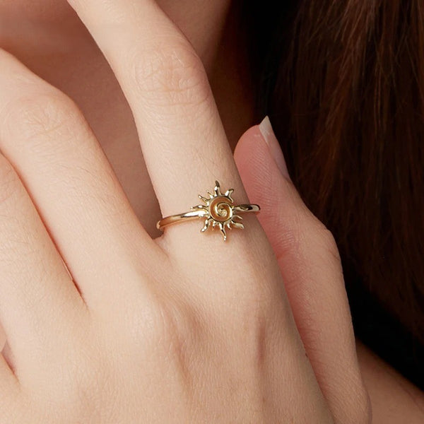 Golden Sun Open Ring