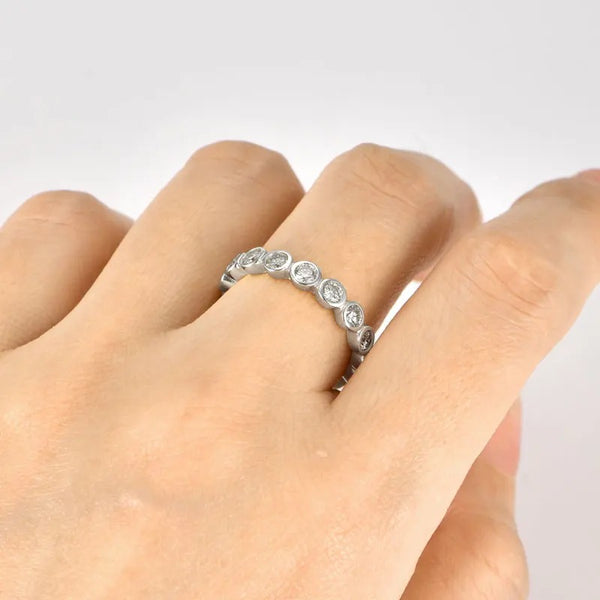 Eternal Sparkle Moissanite Ring