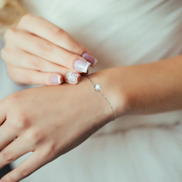Elegant Moissanite Bracelet