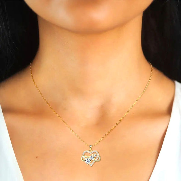 Heart & Infinity Necklace