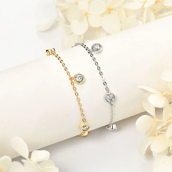 Sparkling Silver Elegance Bracelet - CoFuze™