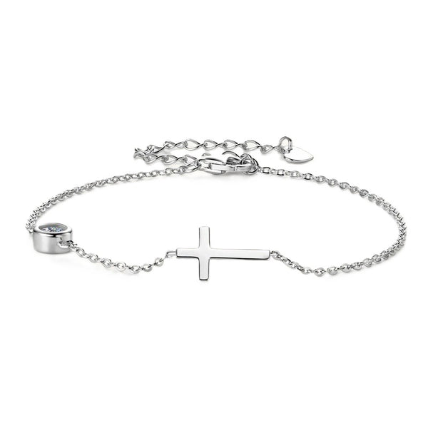 Sparkling Cross Charm Bracelet - CoFuze™