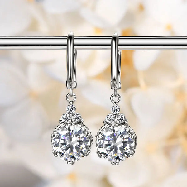 Sparkling Moissanite Hoop Earrings - CoFuze™