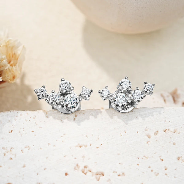 Dazzling Moissanite Stud Earrings - CoFuze™