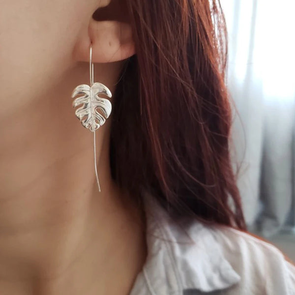 Elegant Gold Leaf Earrings