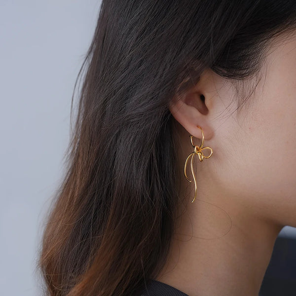 Lovely Knot Tassel Earrings