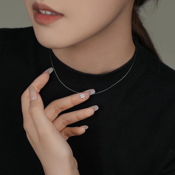 Phantom Solitaire Diamond Necklace