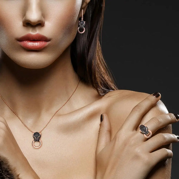 Sparkling Panther Pendant
