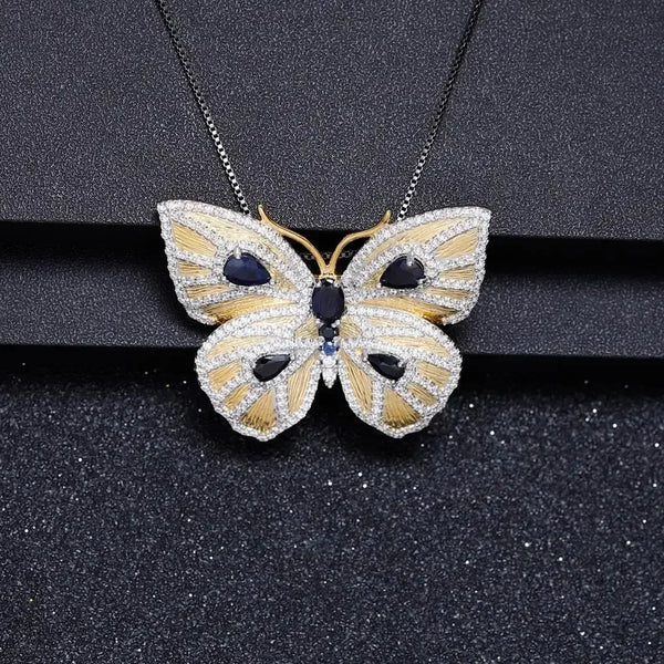 Celestial Butterfly Convertible Brooch & Pendant