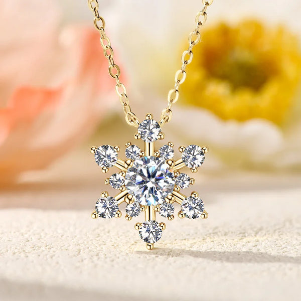 Aurora Frost Snowflake Necklace - CoFuze™