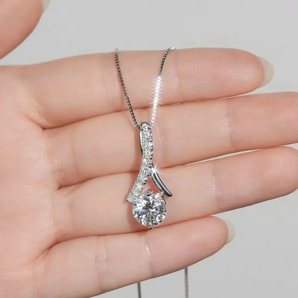Pendentif Moissanite Infini