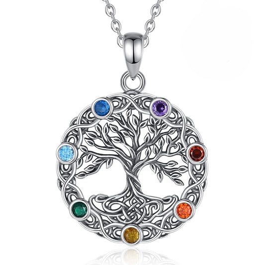 Chakra Harmony Tree Necklace