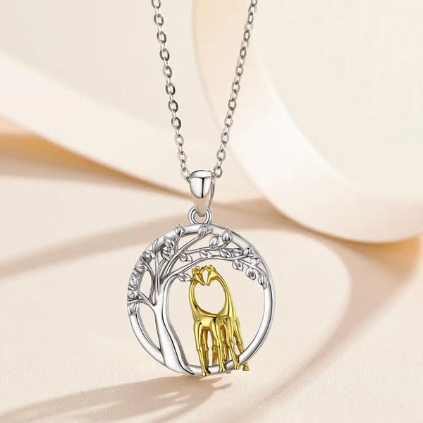 Giraffe & Tree of Life Necklace - CoFuze™