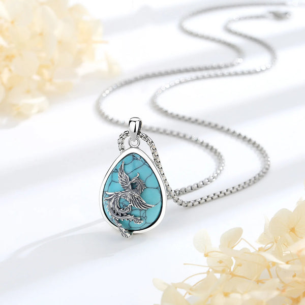 Phoenix Silver Pendant Necklace - CoFuze™