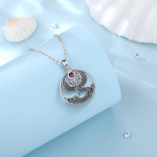 Phoenix Sun Sterling Necklace - CoFuze™