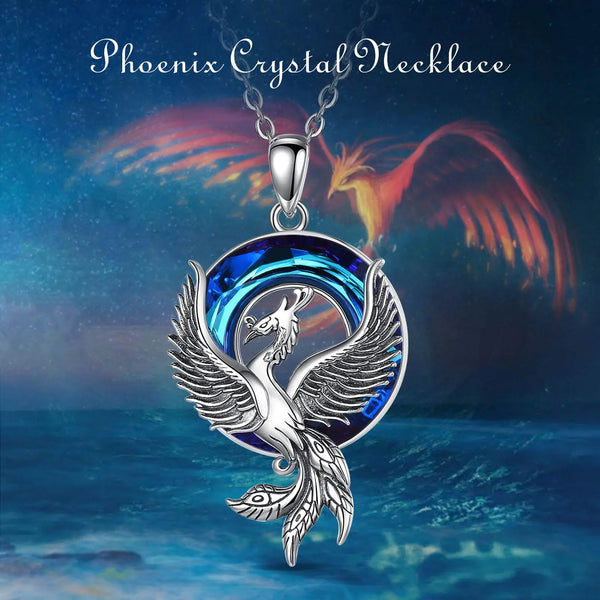 Radiant Phoenix Pendant Necklace