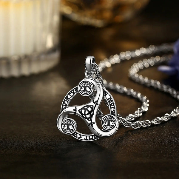 Viking Rune Silver Necklace - CoFuze™