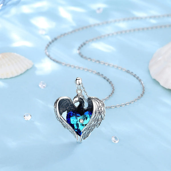 Phoenix Heart Necklace