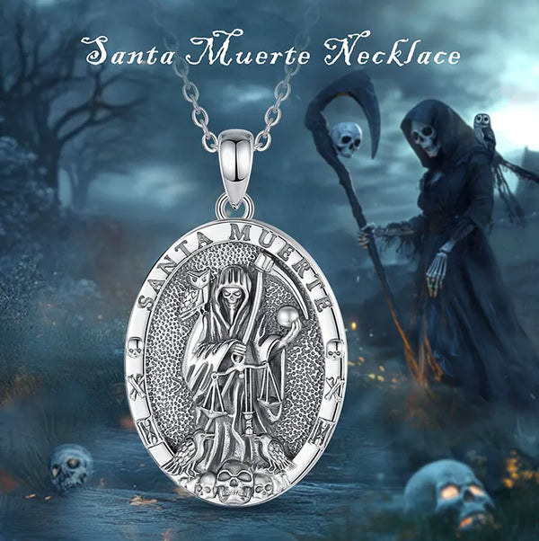 Pendentif Père Noël Muerte en argent sterling