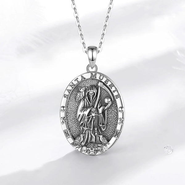 Pendentif Père Noël Muerte en argent sterling