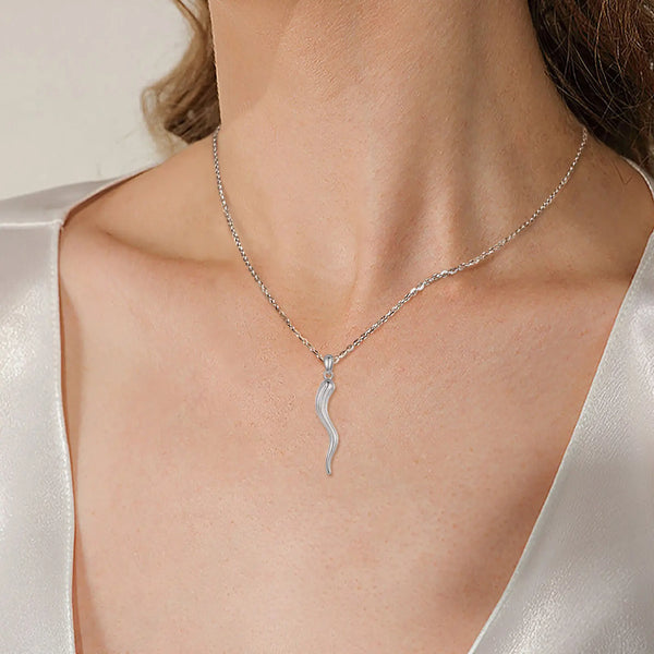 Good Luck Italian Horn Necklace