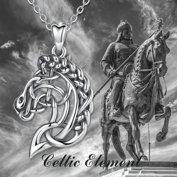Spirit Horse Silver Necklace