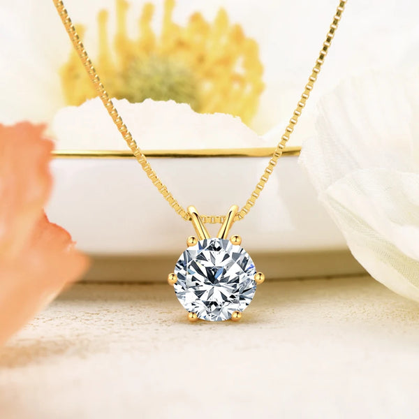 Sparkling Moissanite Pendant Necklace - CoFuze™