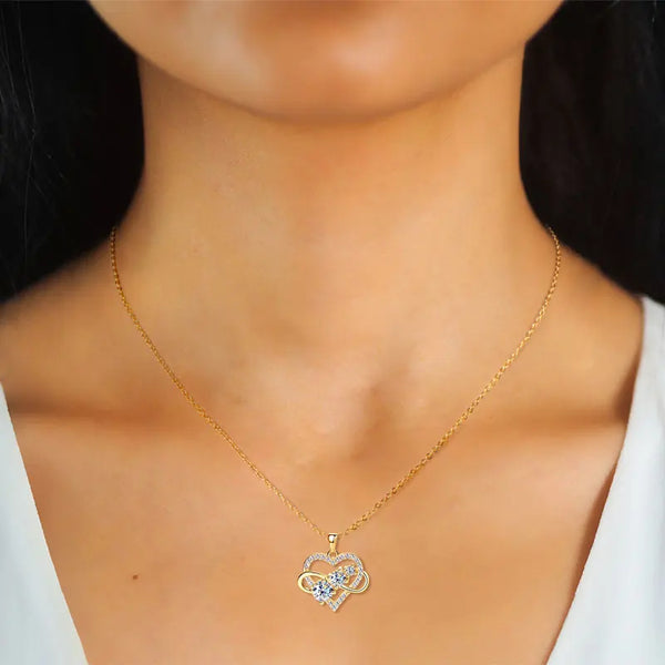 Heart & Infinity Necklace