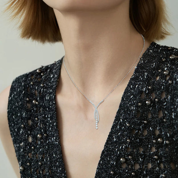 Moissanite Sparkle Necklace