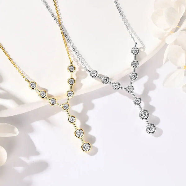 Sparkling Moissanite Y Necklace - CoFuze™