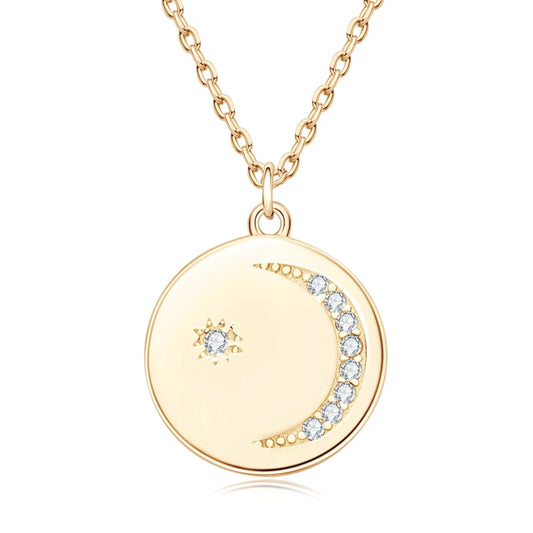 Starburst Moon Pendant Necklace - CoFuze™