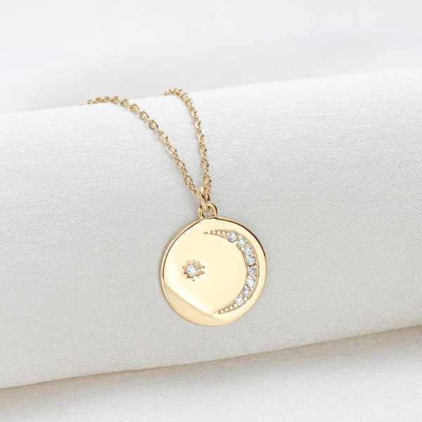 Starburst Moon Pendant Necklace - CoFuze™