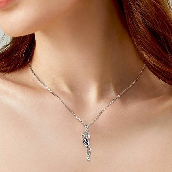 Collier amulette cornicello italien