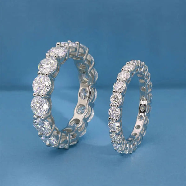 Timeless Moissanite Eternity Ring