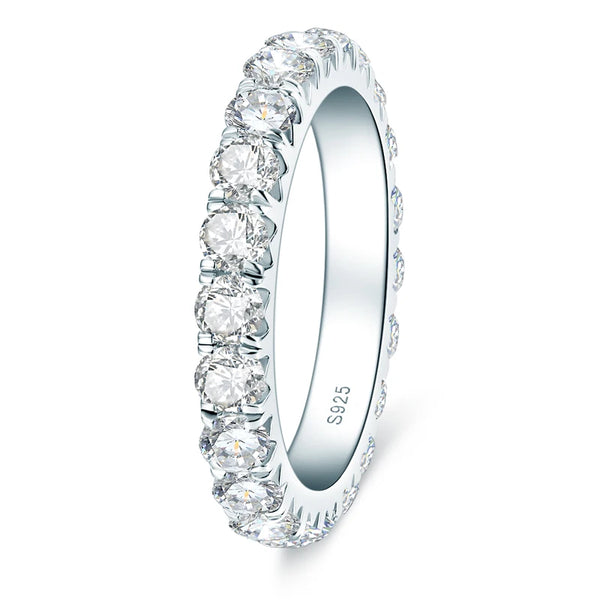 Dazzling Silver Eternity Ring - CoFuze™