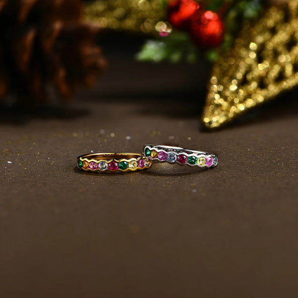 Sparkling Corundum Silver Ring - CoFuze™
