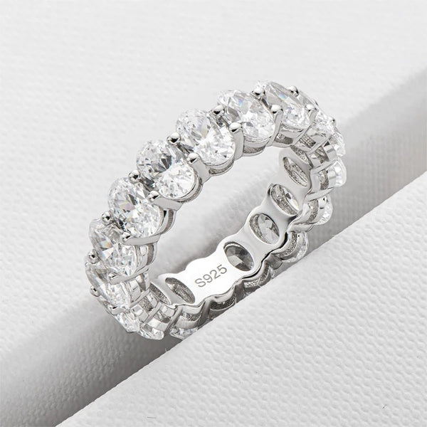 Sparkling Silver Eternity Ring - CoFuze™