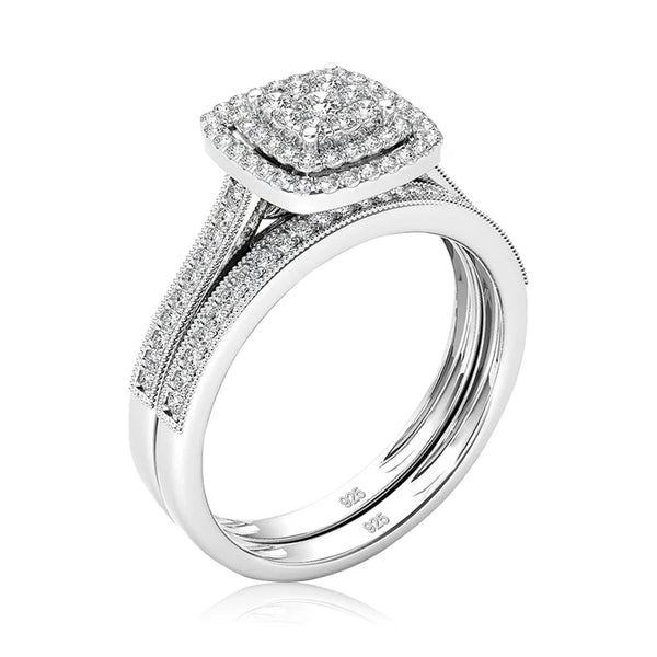 Moissanite Sparkle Ring Set - CoFuze™